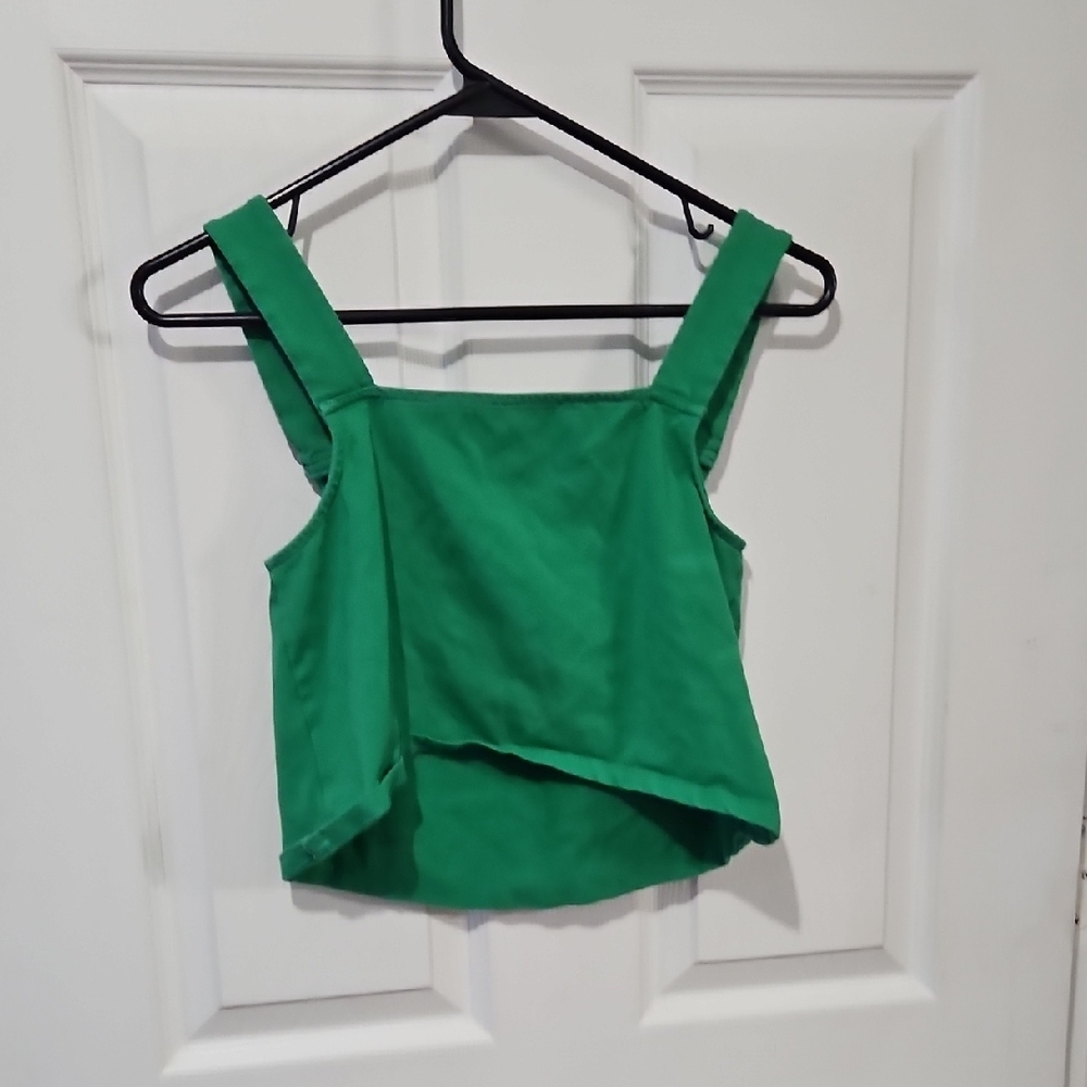 Torrid Vibrant Green Crop Top Size 00‎ - Picture 4 of 4